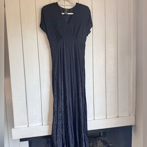 Vintage St. Tropez West Black Maxi Dress